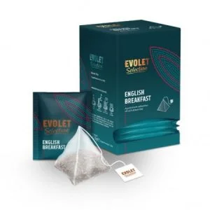 Ceai negru English Breakfast Evolet Selection piramida 25 plicuri