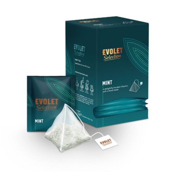 Ceai de Menta (Mint) Evolet Selection piramida 25 plicuri