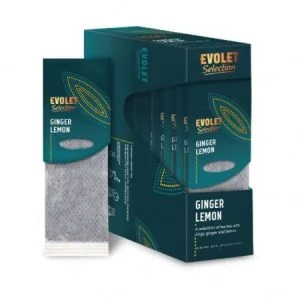 Ceai Ginger Lemon Grand Pack Evolet Selection 80g (20 plicuri x 4g)