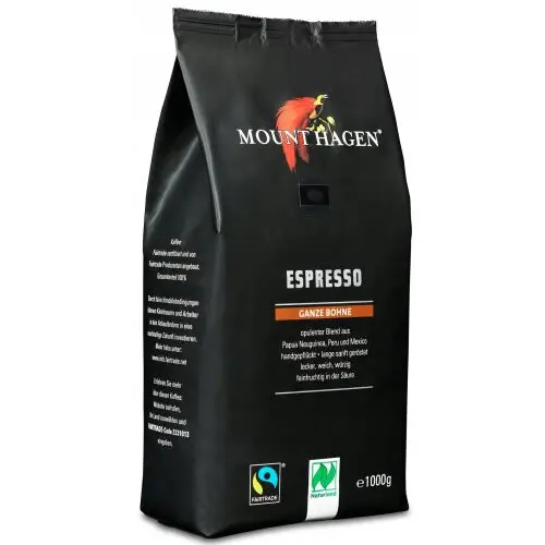 Cafea boabe espresso Bio, Mount Hagen, 1 kg