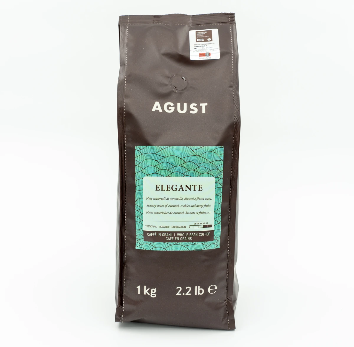 Agust Elegante cafea boabe 1kg